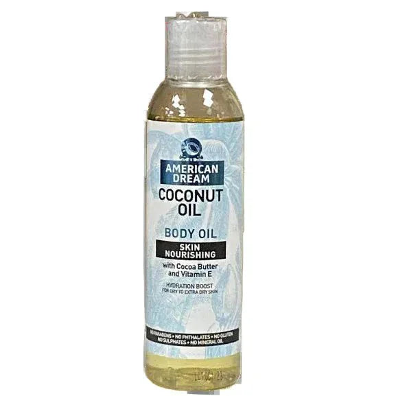 American Dream Health & Beauty American Dream Coconut Oil Skin Nourishing Body Oil 200ml
