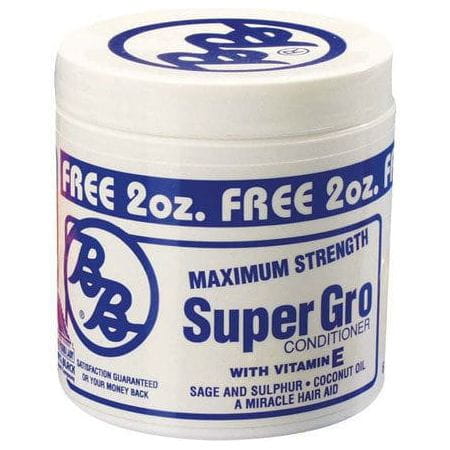 BB Bronner Bros Health & Beauty BB Maximum Strength Super Gro Conditioner with Vitamin E, 177ml