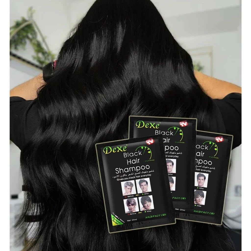 Dexe Health & Beauty Dexe Dark Brown Hair Shampoo Classic 25ml *10 Sachets