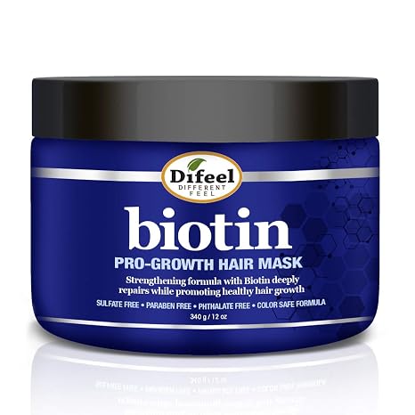 DiFeel Health & Beauty Difeel Biotin Pro-growth Hair Mask 12oz