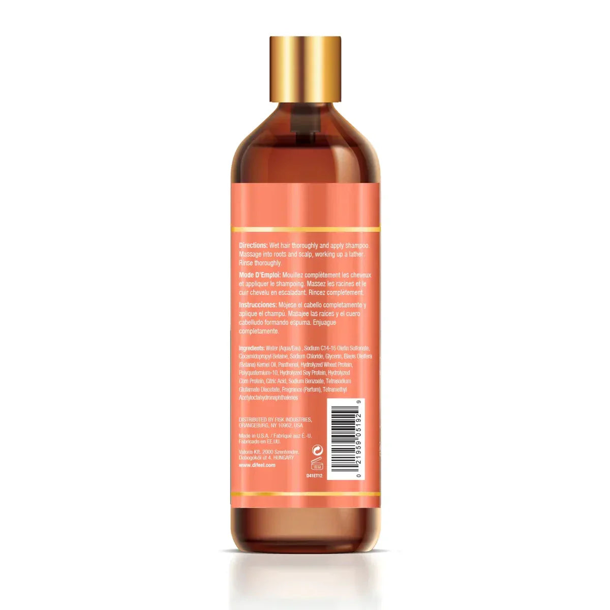 DiFeel Health & Beauty Difeel - Shampoing sans sulfate Batana de qualité supérieure (12 x 33.8 oz)