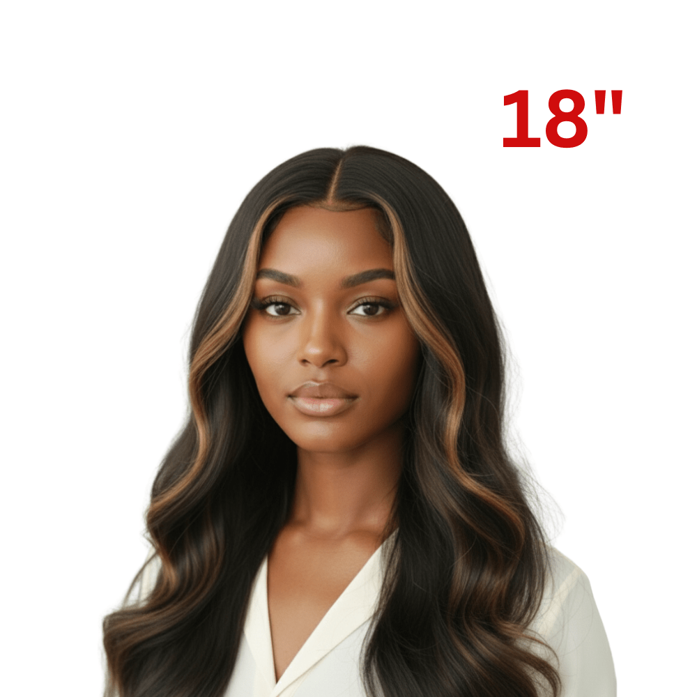 Dream Hair Health & Beauty 18" = 46 cm Dream Hair Wavy 13x6 Glueless Wig 16" (color SP101)