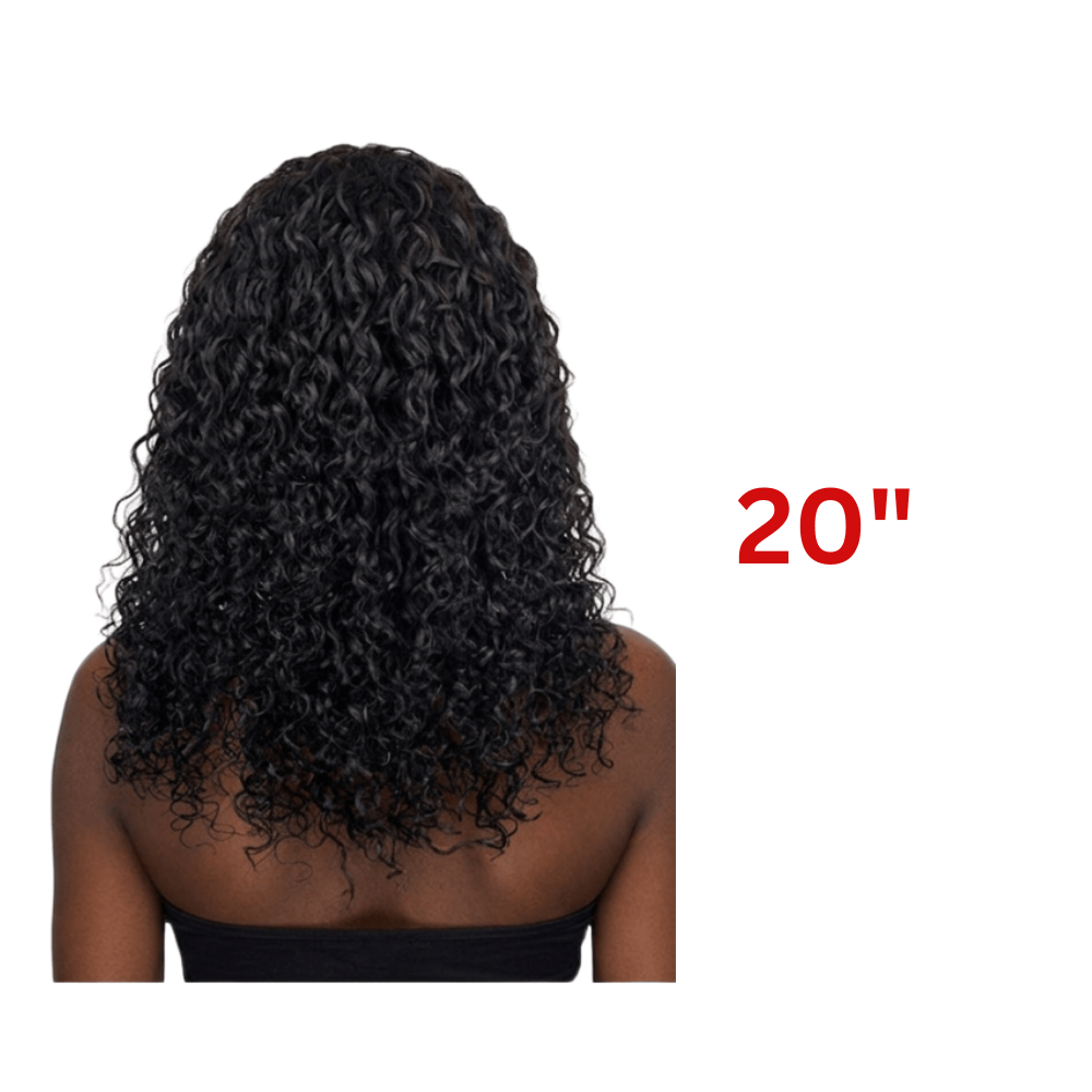 Dream Hair Health & Beauty 20" Dream Hair - Half Wig Water Wave Natural color 16"/20"