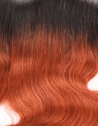 Dream Hair Health & Beauty 22" = 55 cm / Schwarz-Rot Mix Ombré #T1B/350 Dream Hair S-Curl Weaving Human Hair