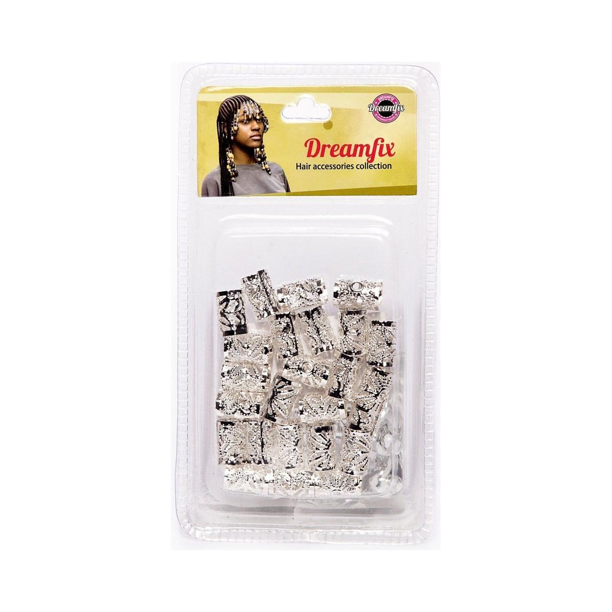 Dreamfix Health & Beauty Silver / Silver 2 Dreamfix Hair Beads for Kids Gold/Silver