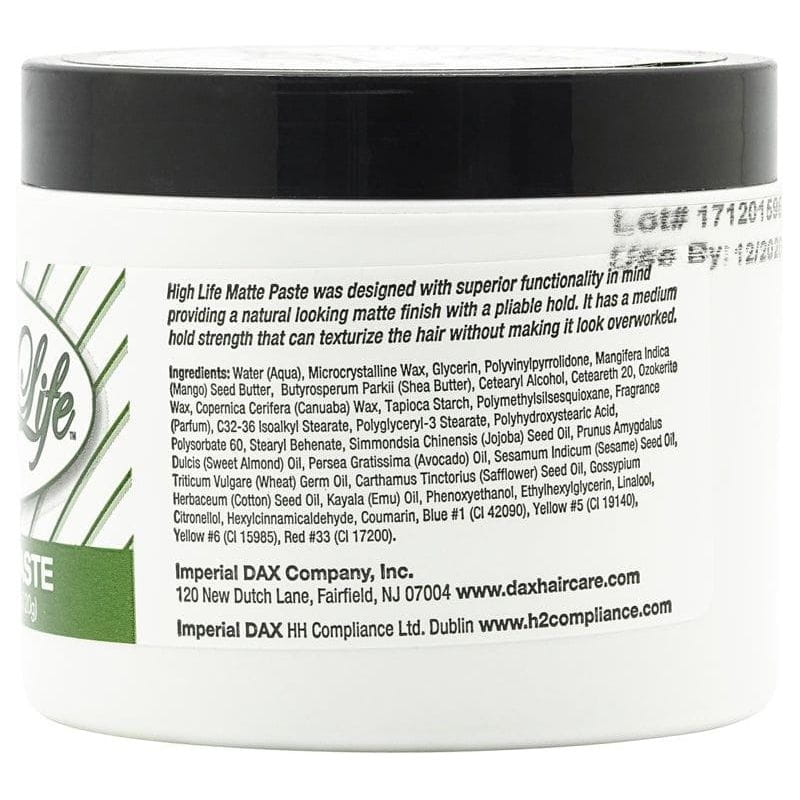 High Life Health & Beauty High Life Matte Paste 120g