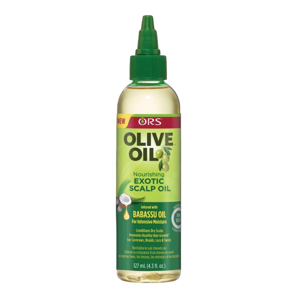 ORS Health & Beauty ORS Olive Oil Exotic Scalp Oil Moisturizes & Conditions 4.3oz
