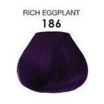 Adore Health & Beauty rich eggplant #186 Adore Semi Permanent Hair Color 118ml