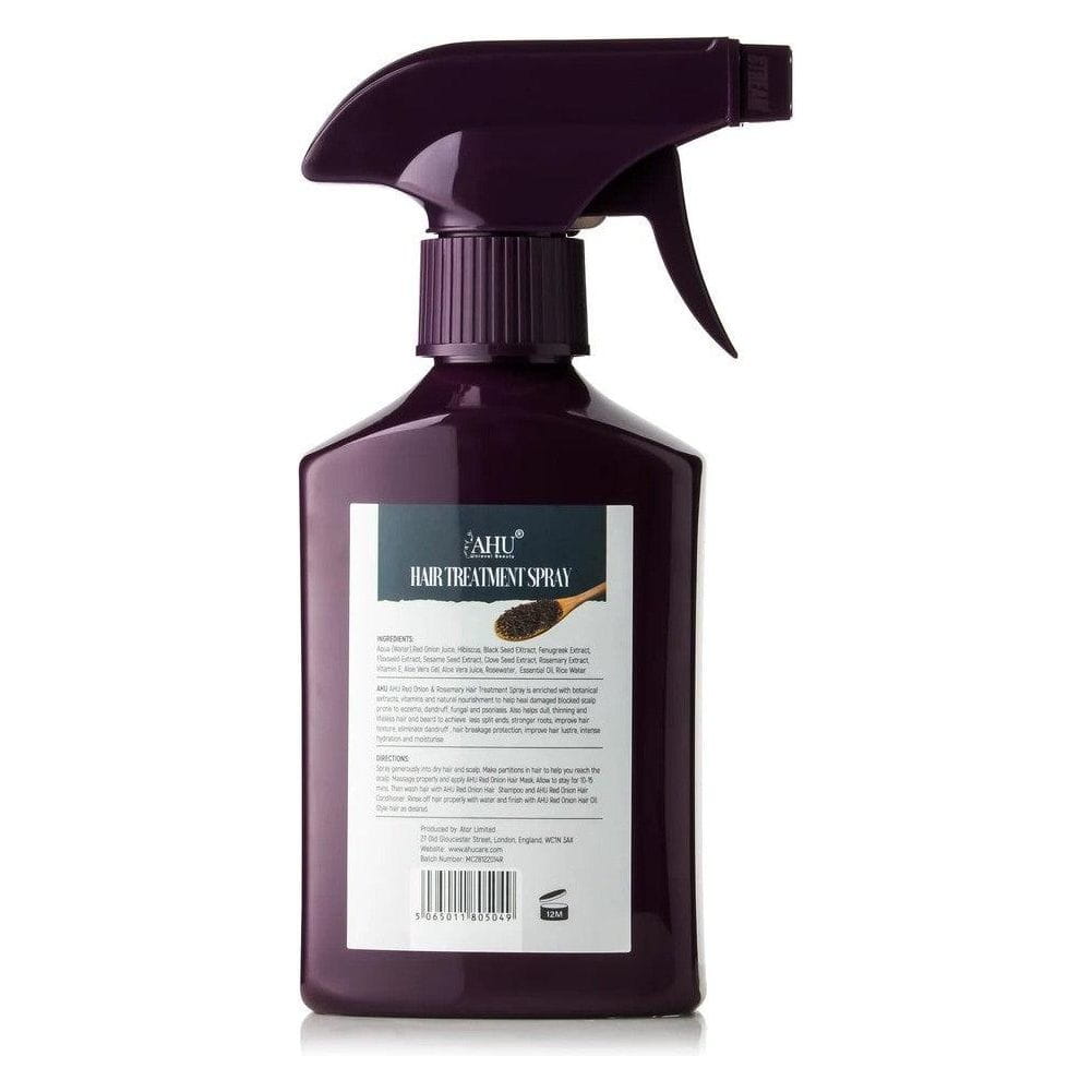 AHU Health & Beauty AHU Red Onion & Rosemary Hair Treatment Spray 300ml