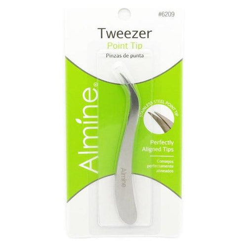 Almine Health & Beauty Almine Stainless Steel Point Tip Tweezers