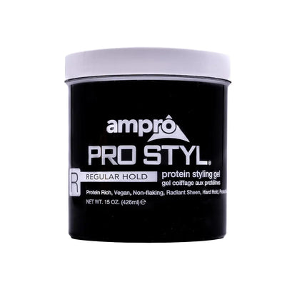 ampro Health & Beauty 15oz ampro - Pro Styl Protéines Gel coiffant Fixation Régulière 15oz /32oz