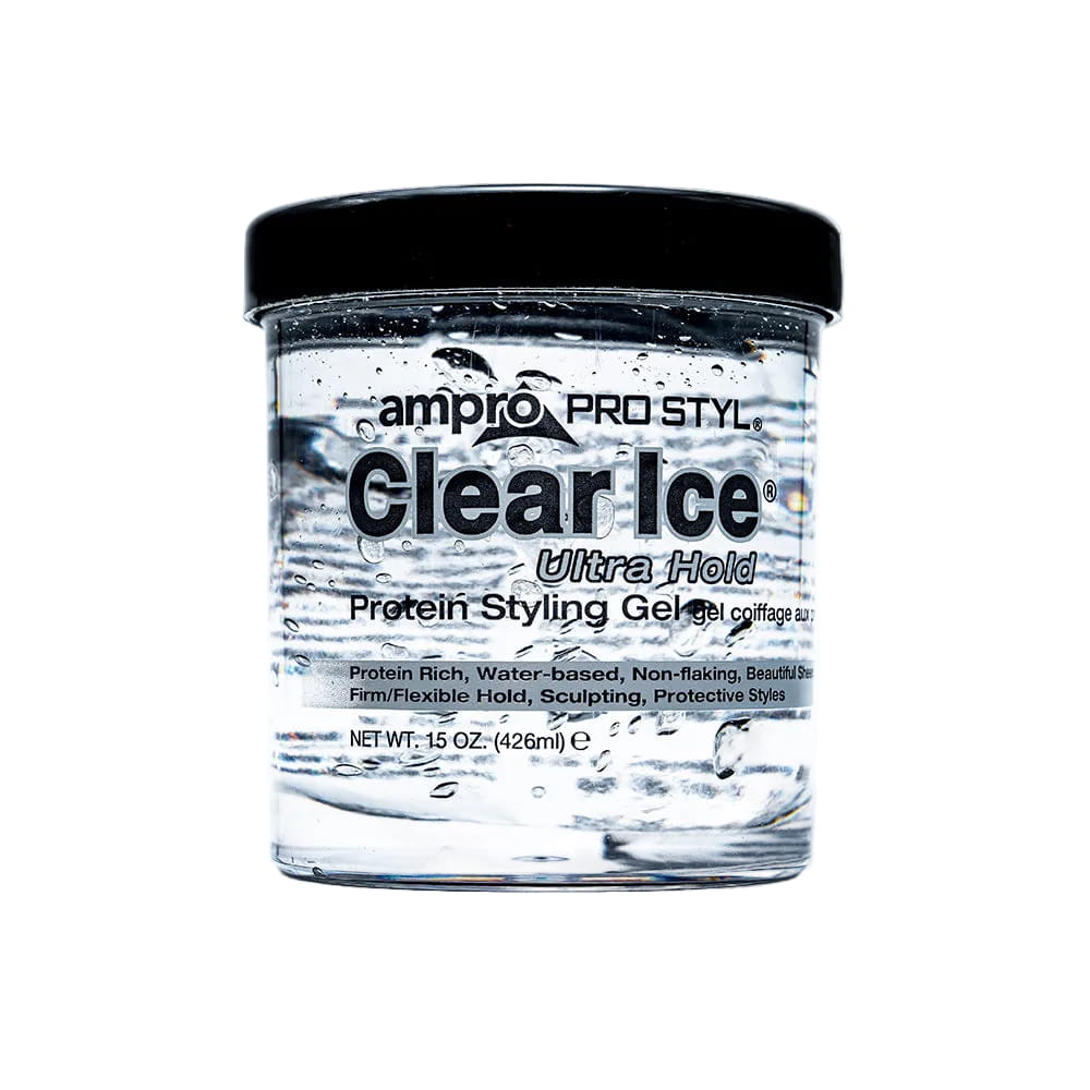 ampro Health & Beauty ampro Pro Styl Clear Ice Ultra Hold Protein Styling Gel 426g
