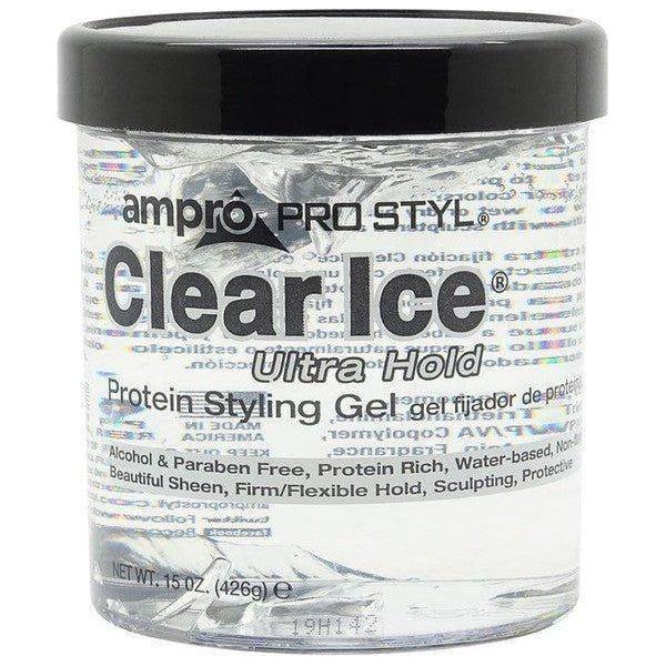 ampro Health & Beauty ampro Pro Styl Clear Ice Ultra Hold Protein Styling Gel 426g