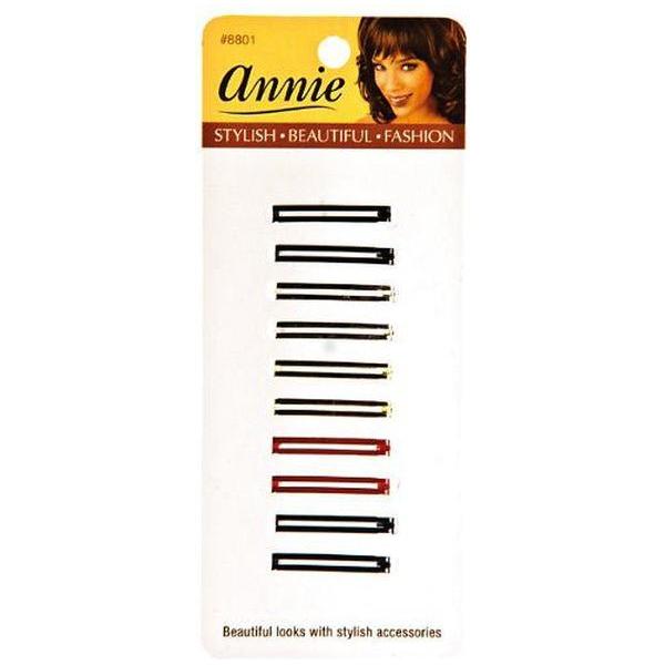 Annie Health & Beauty Annie Mini Barrettes/Hair Clips, 3.5cm, Assorted Color, Pack of 10
