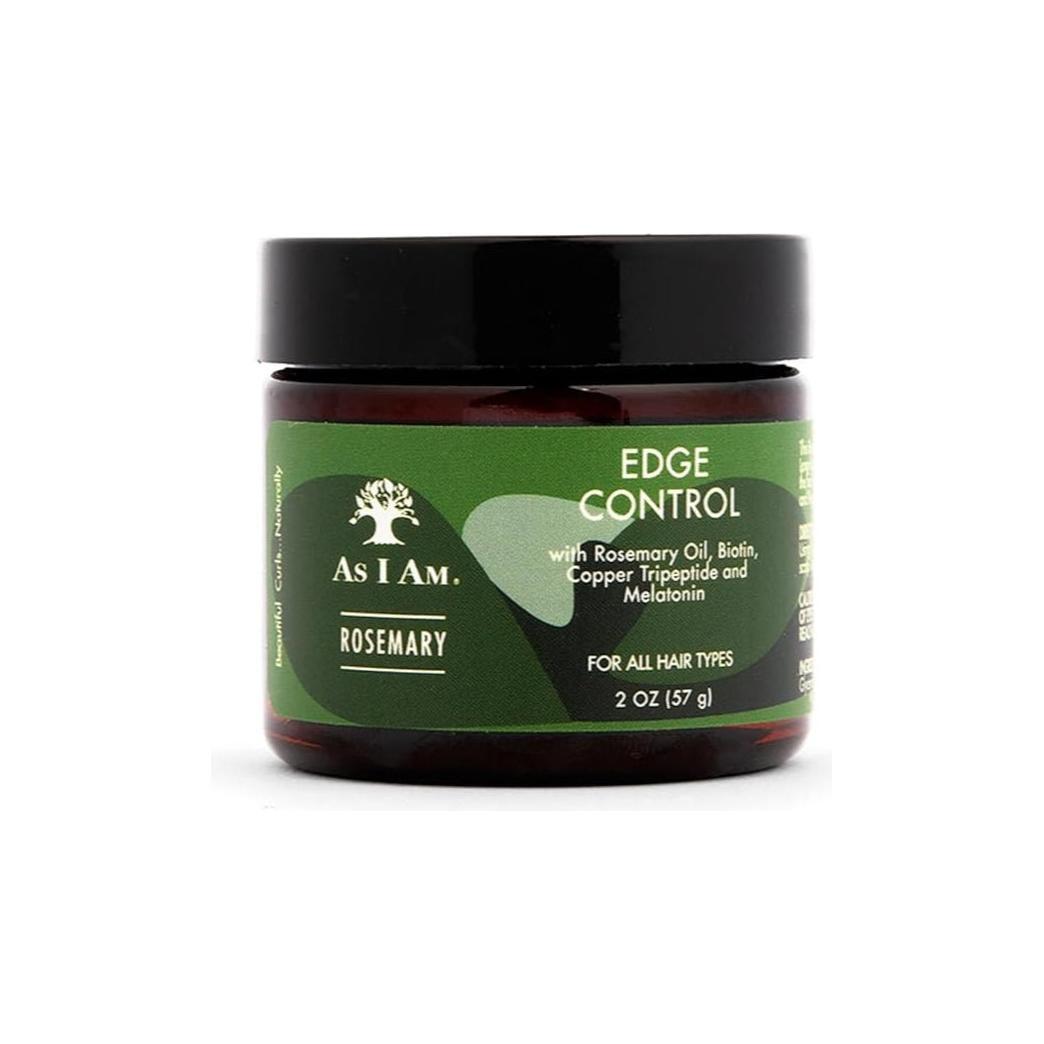 As I Am Health & Beauty As I Am Rosemary Edge Control with Biotin & Saw Palmetto 2oz