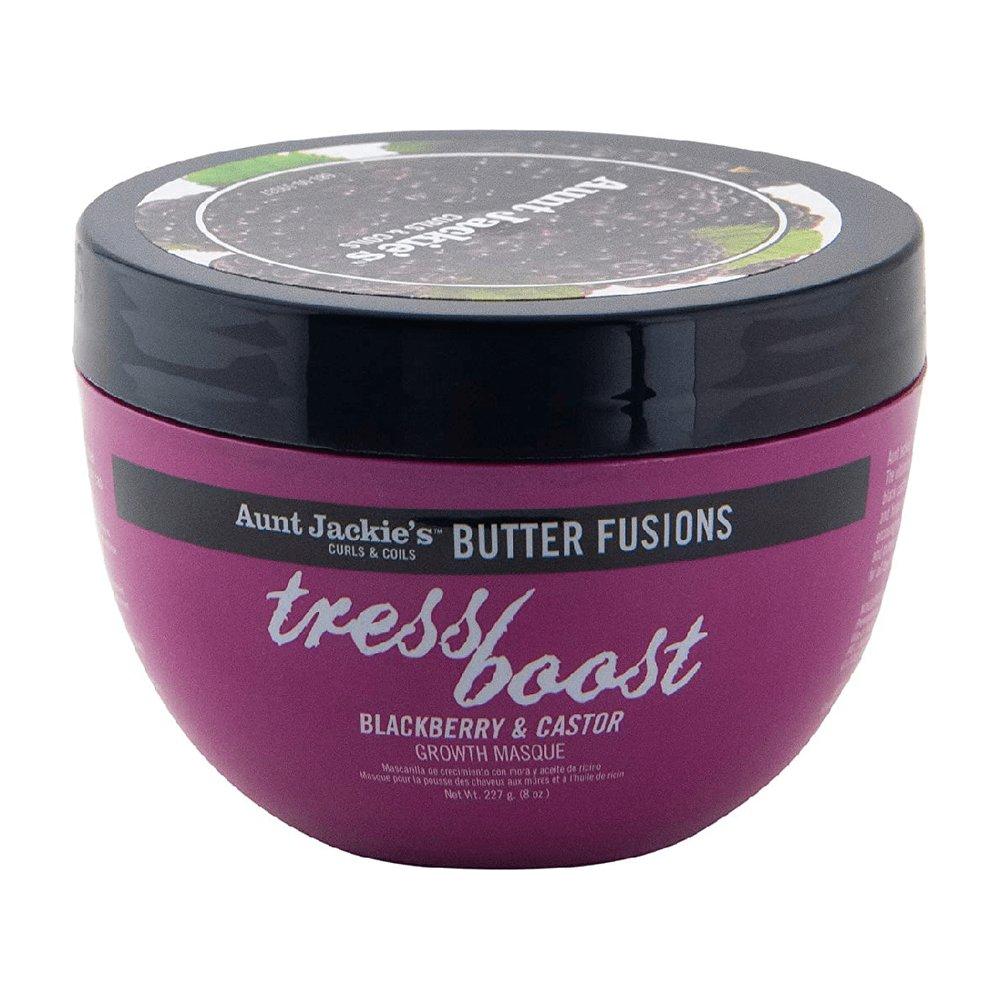 Aunt Jackie's Health & Beauty Aunt Jackie's Butter Fusions tress Boost Blackberry & Castor Masque 8oz