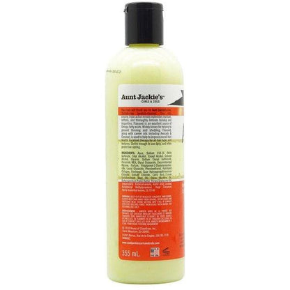 Aunt Jackie's Health & Beauty Aunt Jackie's Curls & Coils Flaxseed Recipes Purify Me Moisturizing Co-Wash Cleanser 355ml