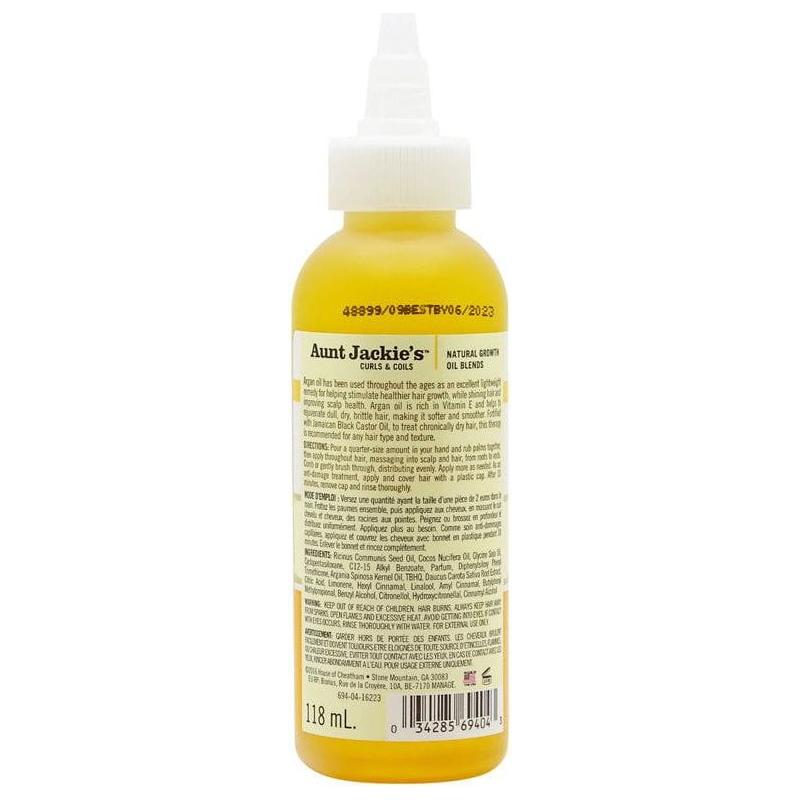 Aunt Jackie's Health & Beauty Aunt Jackie's Growth Oil repair my hair Argan 118ml