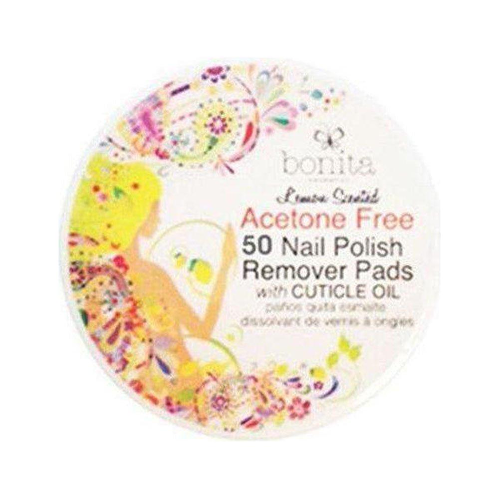 Bonita Health & Beauty Lemon Bonita Nail Polish Remover 50 Pads
