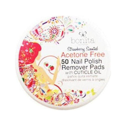 Bonita Health & Beauty Strawberry Bonita Nail Polish Remover 50 Pads
