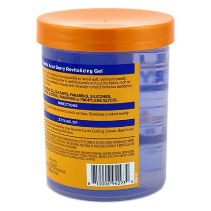 Cantu Health & Beauty Cantu Acai Berry Revitalizing Styling Gel 18.5oz