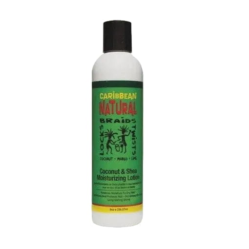 Caribbean Natural Health & Beauty Caribbean Natual - Lotion hydratante à la noix de coco et au karité 8oz