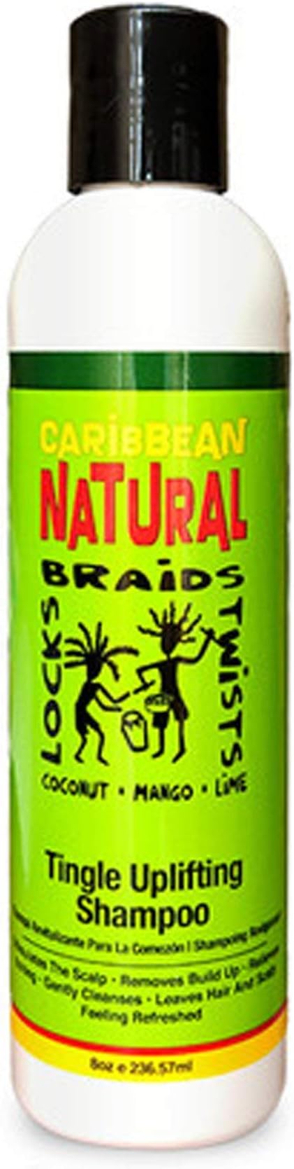 Caribbean Natural Health & Beauty Caribbean Natural - Shampoing stimulant Tingle  8oz