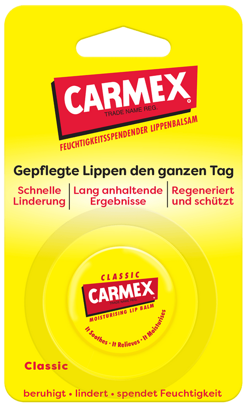 Carmex Health & Beauty Carmex CLASSIC Moisturising Lip Balm For Dry And Chapped Lips 7.5g