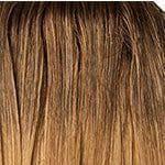 Clair International Health & Beauty Mittelbraun-Gold Hellbraun Mix Ombré #T4/27 Clair International - Tresses Donna Clara 100% Kanekalon