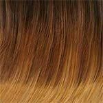 Clair International Health & Beauty Mittelbraun-Kupferbraun-Gold Hellbraun Mix Ombre #TT4/30/27 Clair International Brasiliene Wavy 12" Human Hair