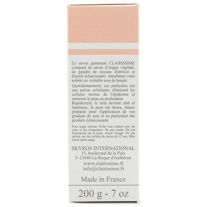 Clairissime Health & Beauty Clairissime Exfoliating Lightening Soap with Apricot 200g