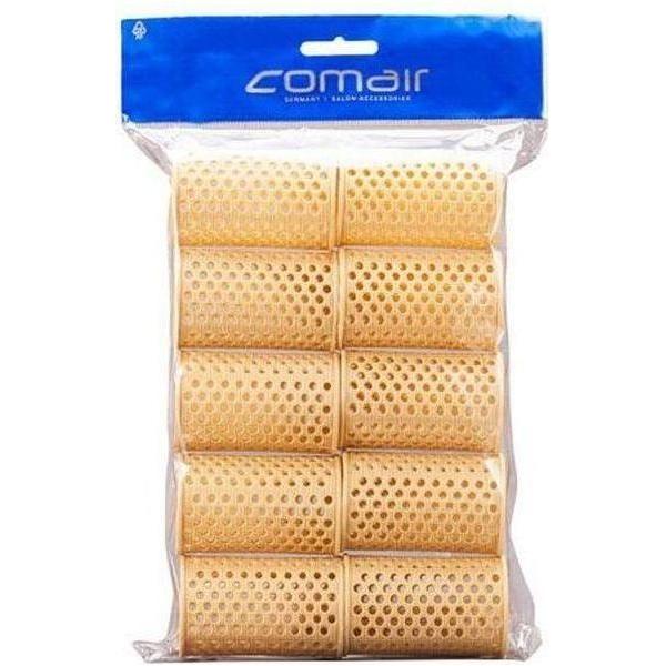 Comair Health & Beauty Beige Comair Mesh Rollers  (10 Pcs/Pack)