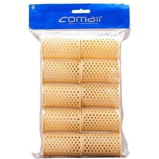 Comair Health & Beauty Beige Comair Mesh Rollers  (10 Pcs/Pack)