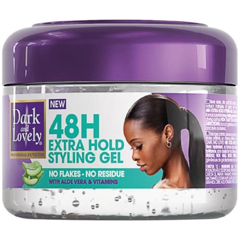 Dark and Lovely Health & Beauty #250ml Dark & Lovely 48H Extra Hold Styling Gel 250/450ml