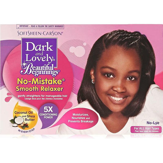 Dark and Lovely Health & Beauty Dark & Lovely Beautiful Beginnings No-Mistake Smooth Relaxer For All Hair Types