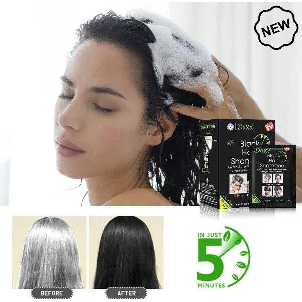 Dexe Health & Beauty Dexe Black Hair Shampoo Classic