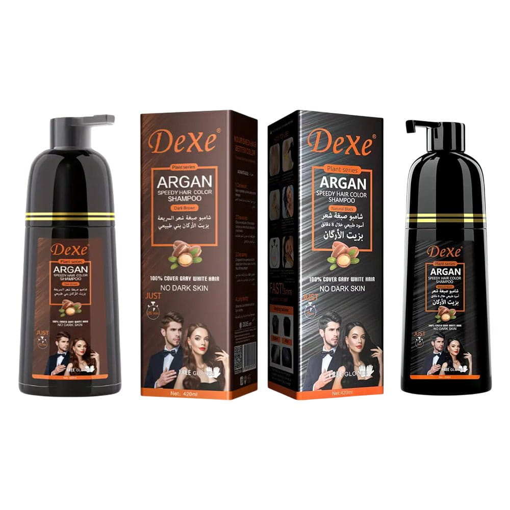 Dexe Health & Beauty Dexe - Shampooing Colorant Express à l'Argan (420 ml)