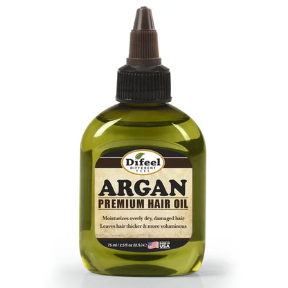 DiFeel Health & Beauty 75ml Difeel Premium Natural Hair Oil Argan 75ml /250ml