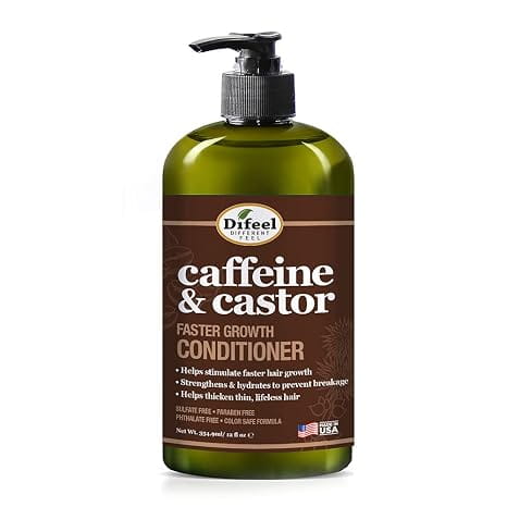 DiFeel Health & Beauty Difeel Caffeine and Castor Conditioner 12oz