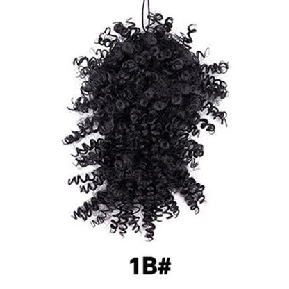 Dream Hair Health & Beauty #1B Dreamhair Curly Ponytail Bangs