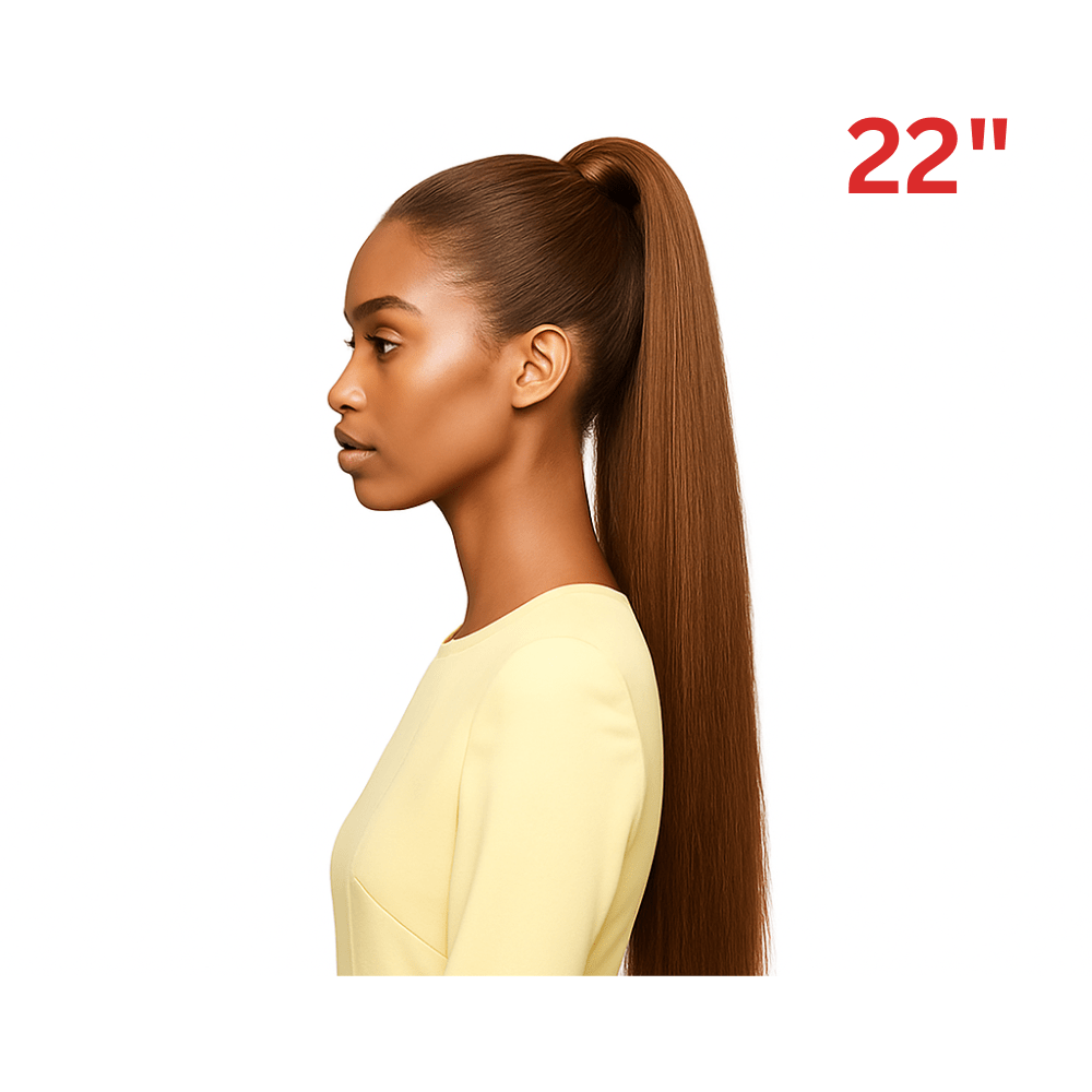 Dream Hair Health & Beauty 22" / #6 Dream hair EL Ponytail Straight Human Hair ( 22" & 24")