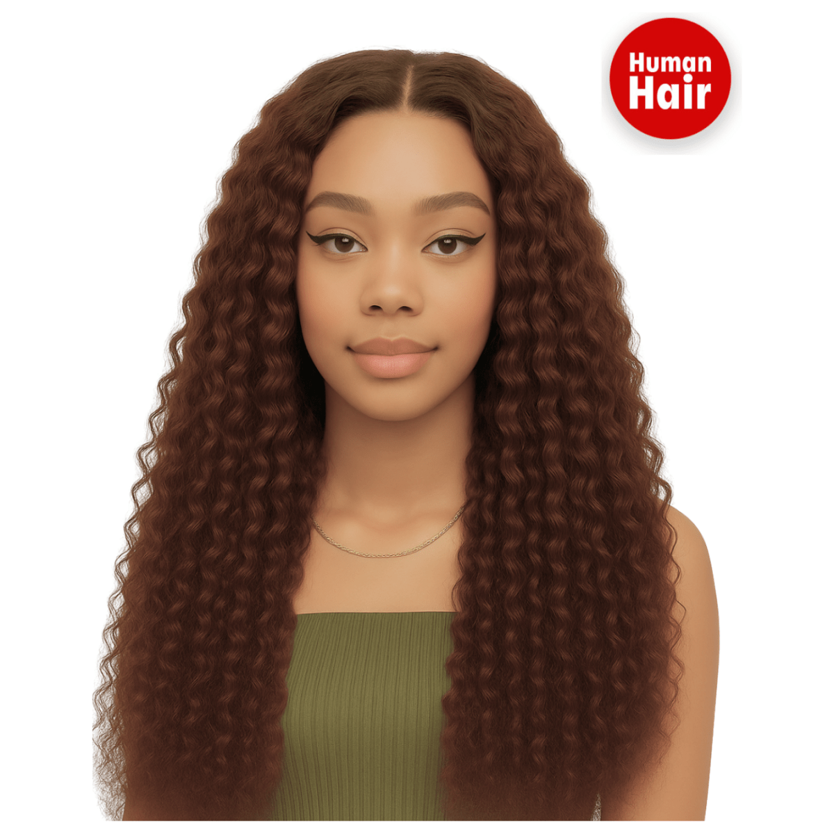 Dream Hair Health & Beauty #2T4 Dream Hair Human Hair 13x6 deep curly wig