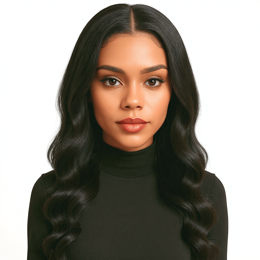 Dream Hair Health & Beauty Dream hair Brazilian Hair Body Wave 4pcs + 14'' Lace Frontal (Natural Color)