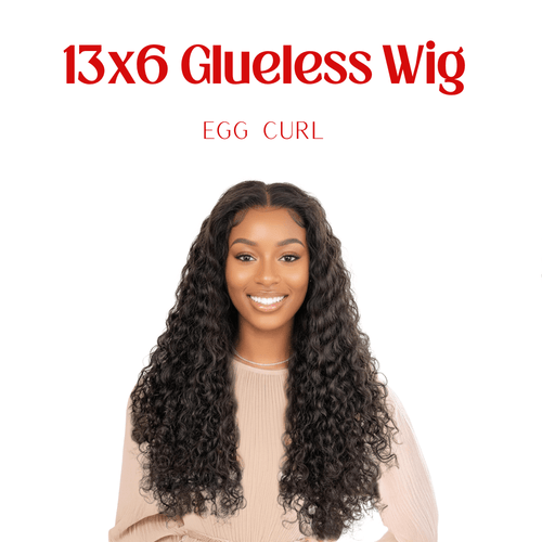 Dream Hair Health & Beauty Dream Hair Egg Curl 13x6 Glueless Wig (natural color)