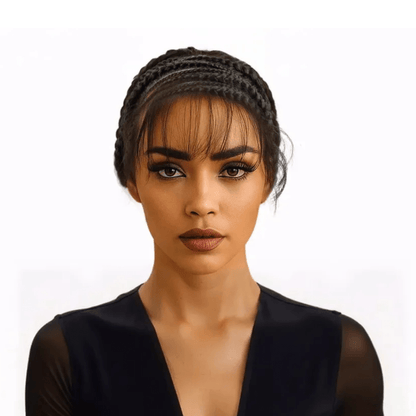 Dream Hair Health & Beauty Dream hair French Braids Human Hair Wig: Natural Color (400g)