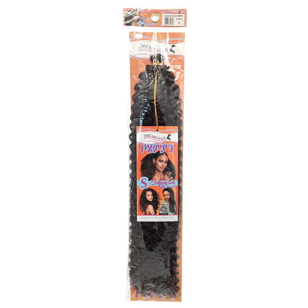 Dream Hair Health & Beauty Dream Hair S-High Heat Bohemian Bulk Braid 16"/40cm Synthetic Hair