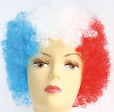 Dream Hair Health & Beauty #France Dream Hair Wig Afro Country Flags Medium Synthetic Hair