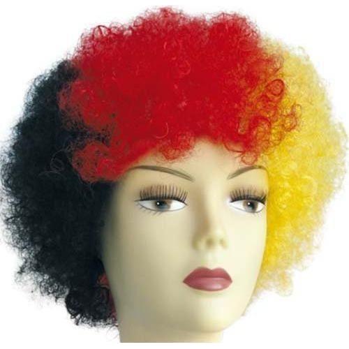 Dream Hair Health & Beauty #Germany Dream Hair Wig Afro Country Flags Medium Synthetic Hair