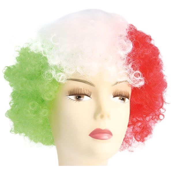 Dream Hair Health & Beauty #Italy Dream Hair Wig Afro Country Flags Medium Synthetic Hair
