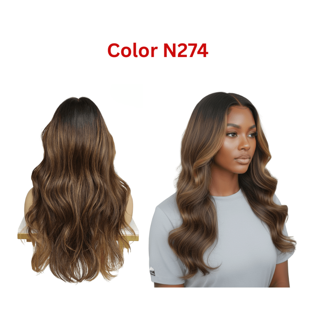 Dream Hair Health & Beauty #N274 Dream Hair Wavy 13x6 Glueless Wig 18"